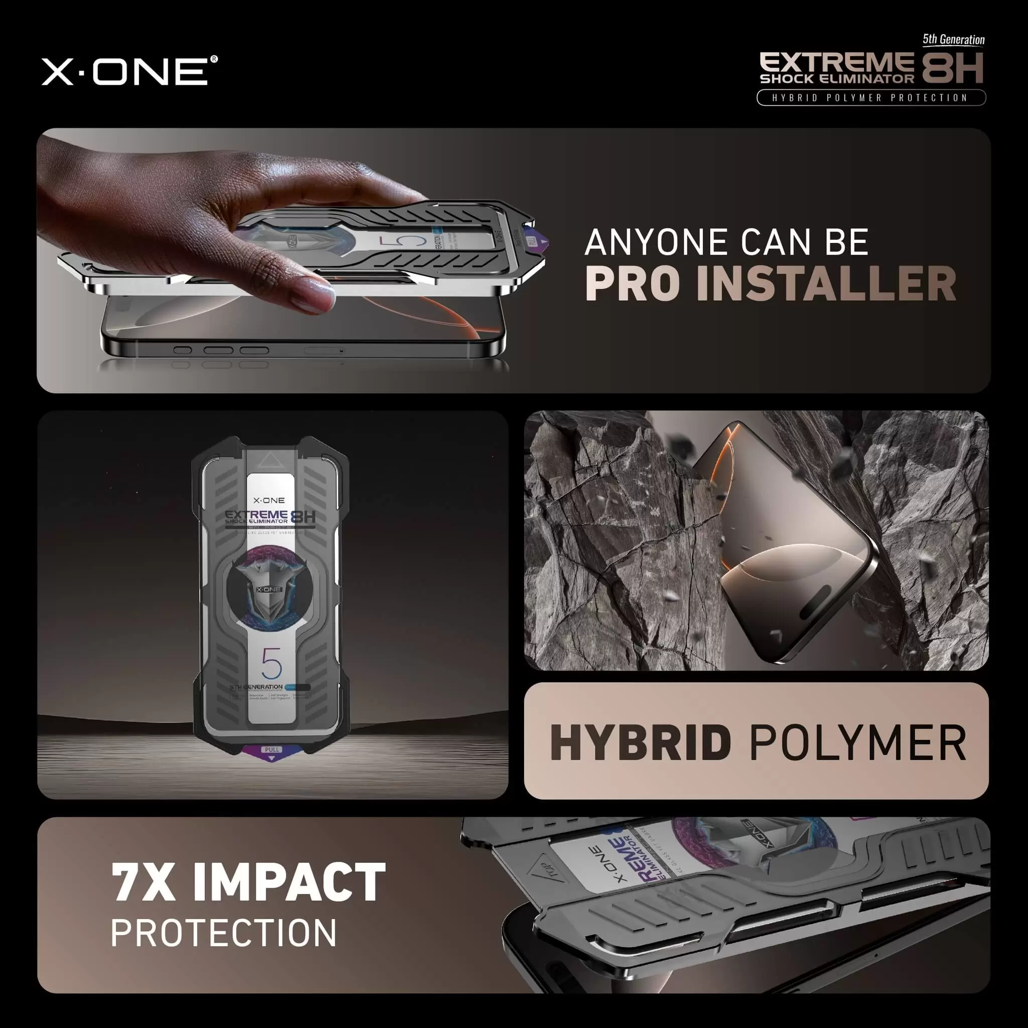 Extreme Shock Eliminator 8H con kit di installazione - Matte Gaming