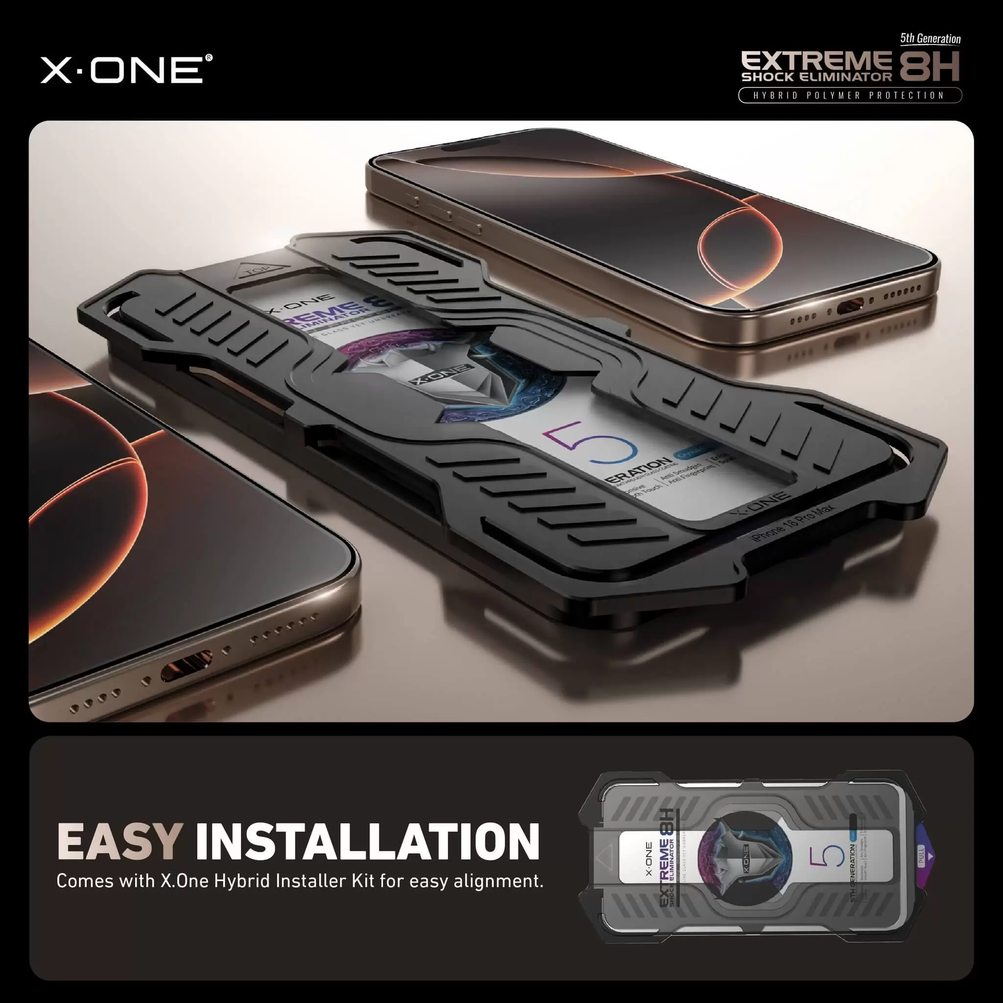 Extreme Shock Eliminator 8H con kit di installazione - Matte Gaming