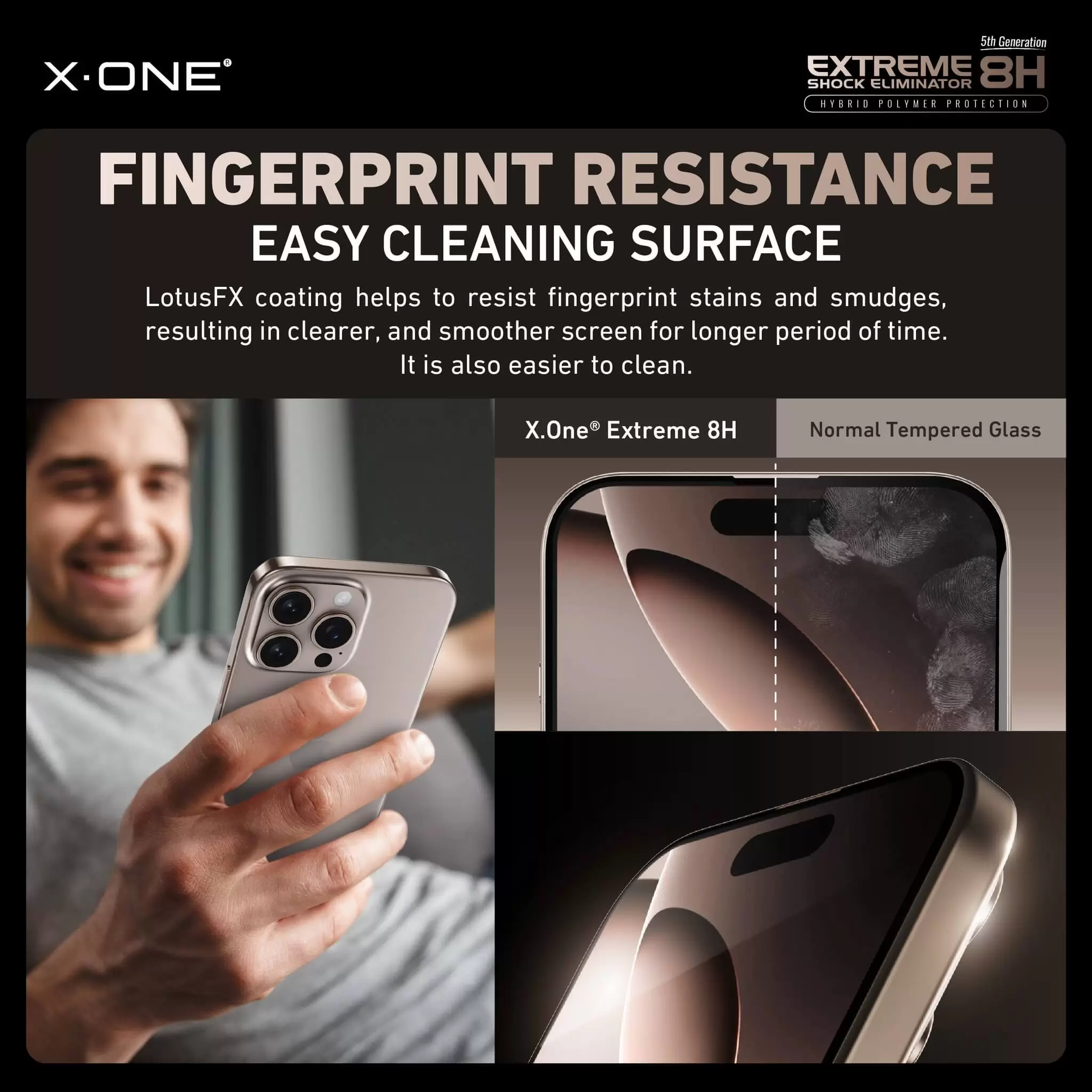 Extreme Shock Eliminator 8H con kit di installazione - Clear HD