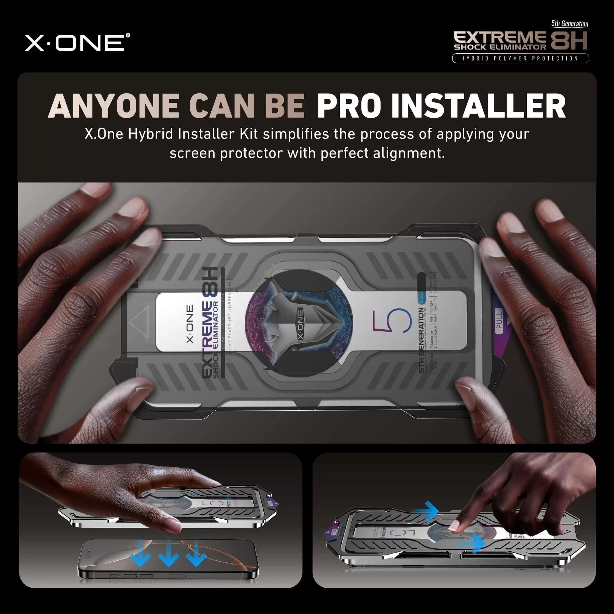 Extreme Shock Eliminator 8H con kit di installazione - Clear HD