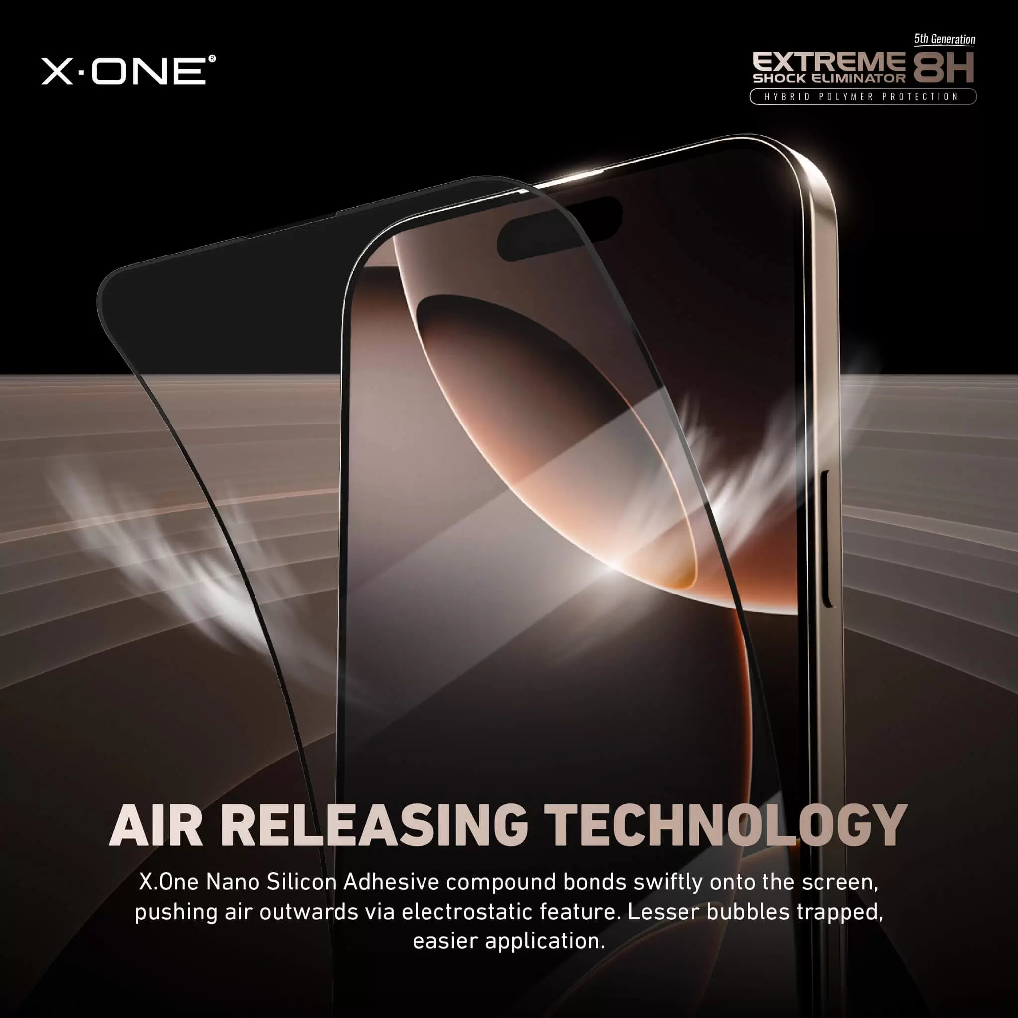 Extreme Shock Eliminator 8H con kit di installazione - Clear HD