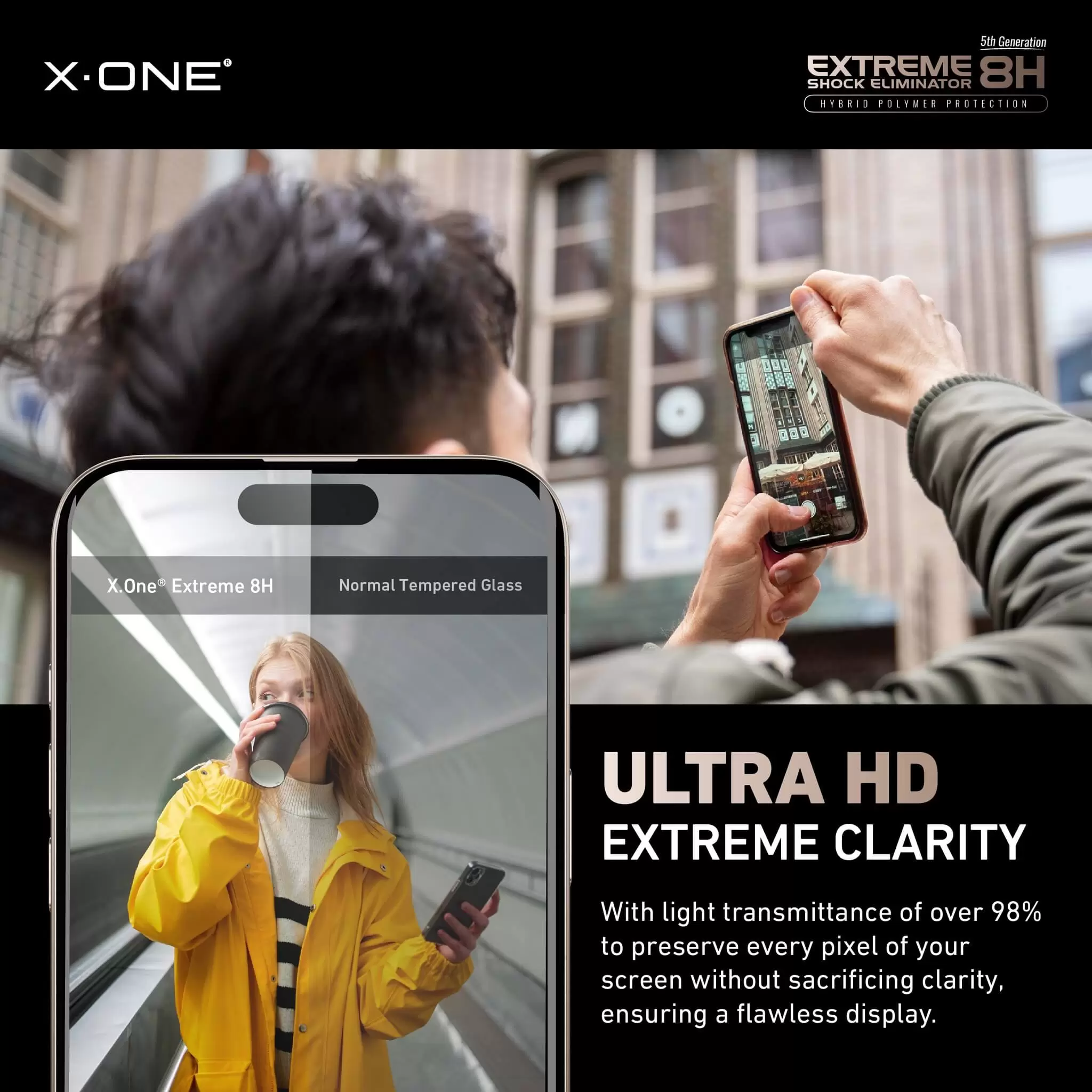 Extreme Shock Eliminator 8H con kit di installazione - Clear HD