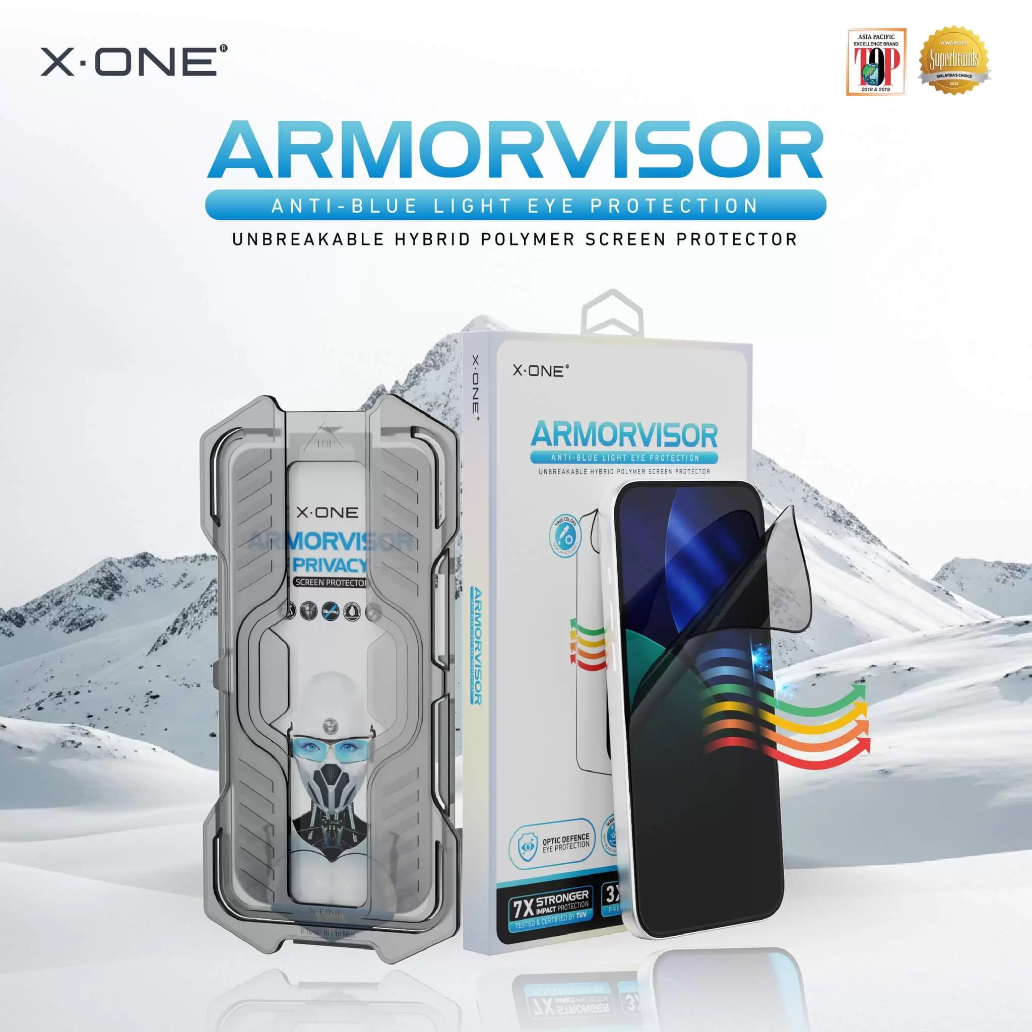 Armorvisor Privacy con kit di installazione