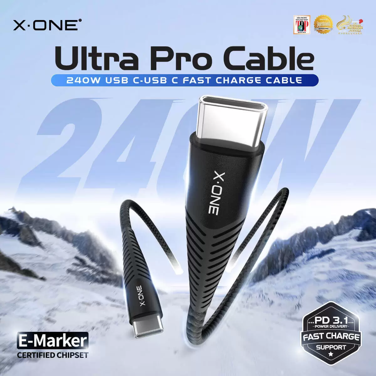 Cavo Ultra Pro da 240 W da C a C